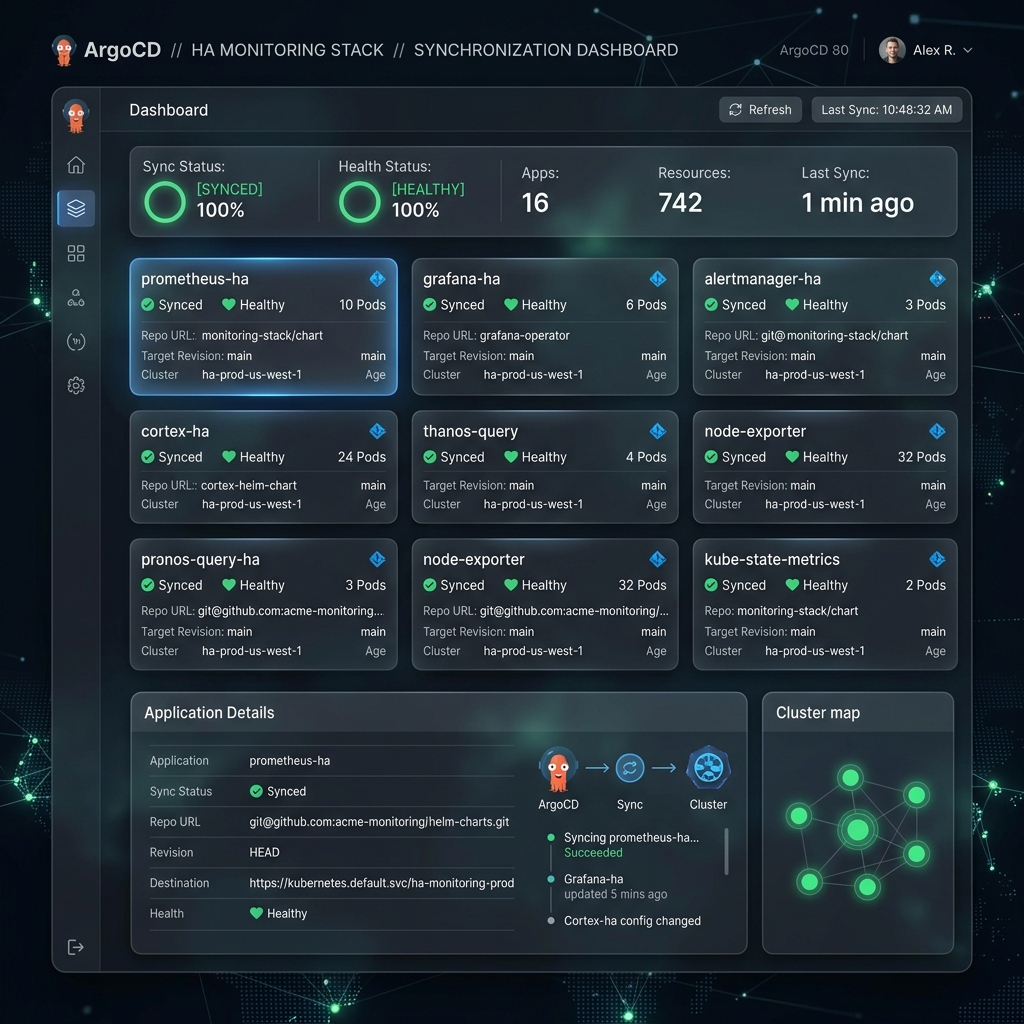 Argo Grafana HA Sync
