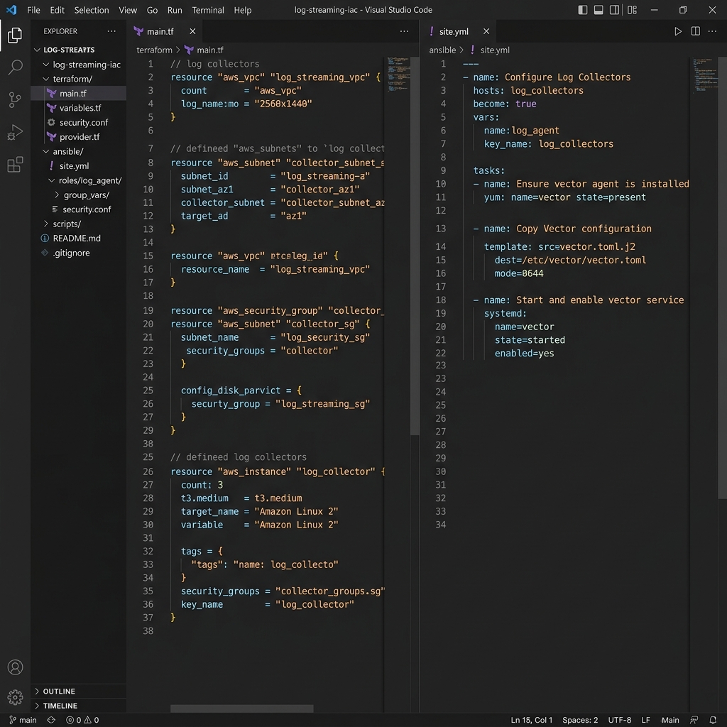 Infrastructure as Code configuration